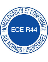 ECE R44 인증 마크입니다.